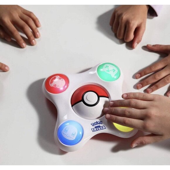 Pokemon Trainer Handheld Trivia Game Electronic 1000 Questions Pikachu - Picture 3 of 5